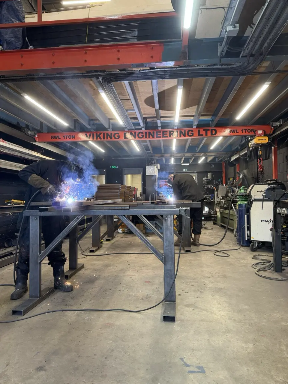 Machining at Viking Engineering Ltd workshop in Southampton